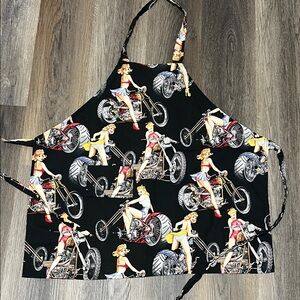 (24) Earth Angel pin up apron